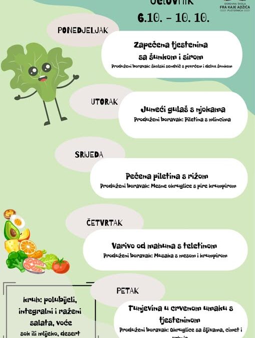 I ovaj tjedan uravnoteženo, kuhano i slasno iz naše kuhinje!