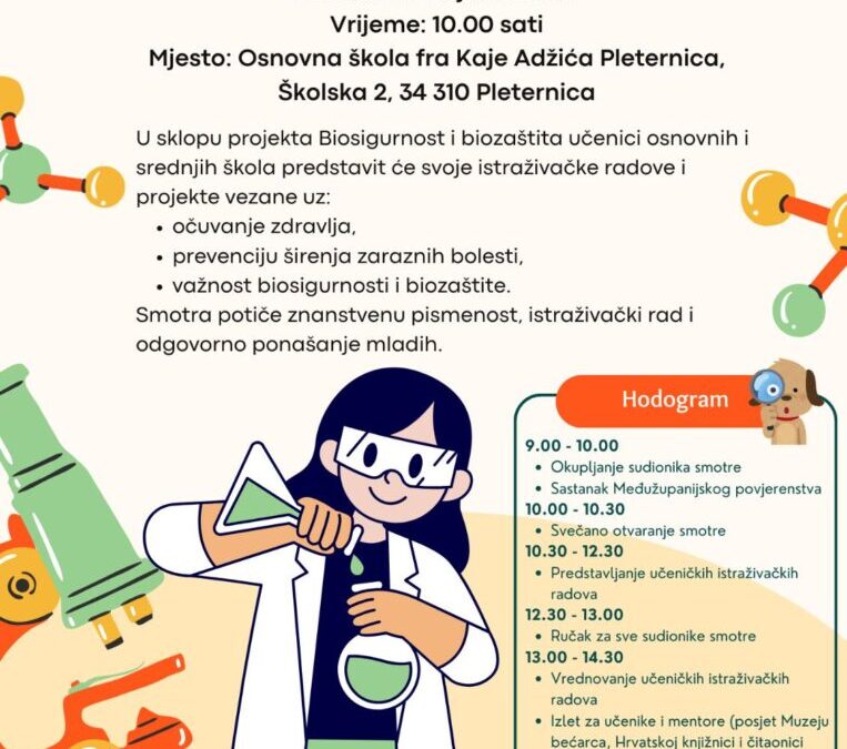 Međužupanijska smotra biosigurnosti i biozaštite – Regija Istok