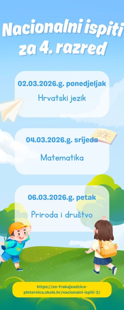 nacionalni ispiti 4razred 2026