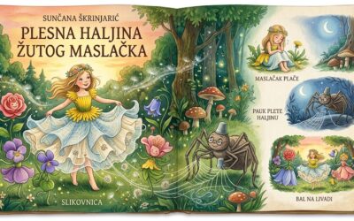 Plesna haljina žutog maslačka