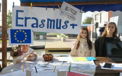 Vrijedne ruke naših erasmusovaca na Dječjem tjednu u Pleternici!